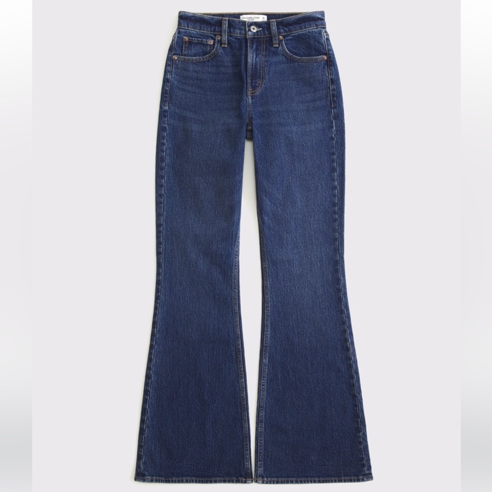 Abercrombie & Fitch The Vintage Flare High Rise Jeans Curve Love Size 34/18T